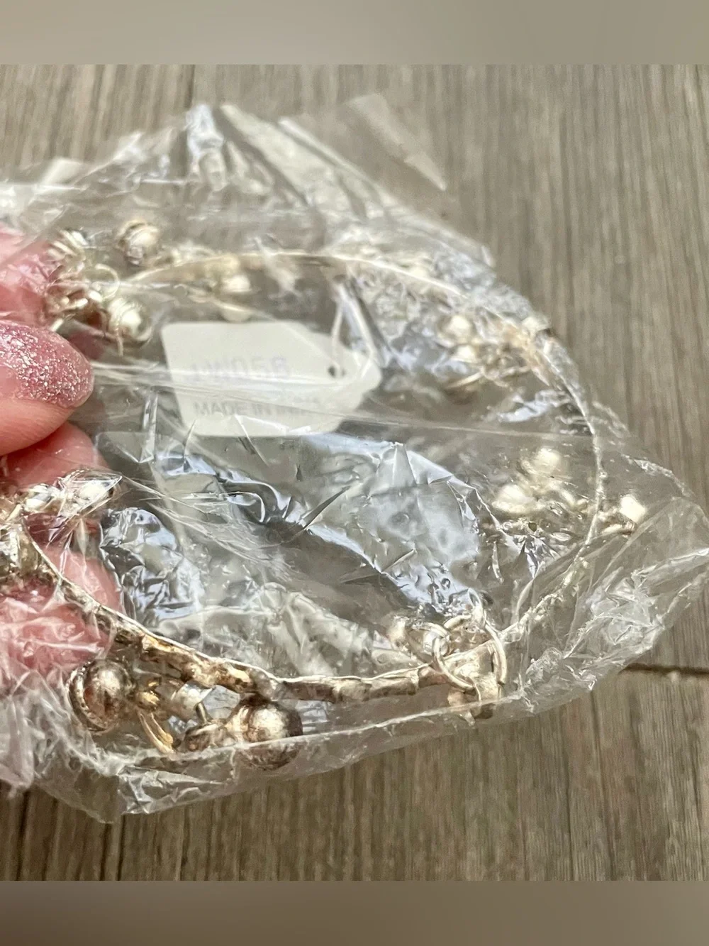 🔔 NWT Silver Jingly Bracelet with Bells 🔔